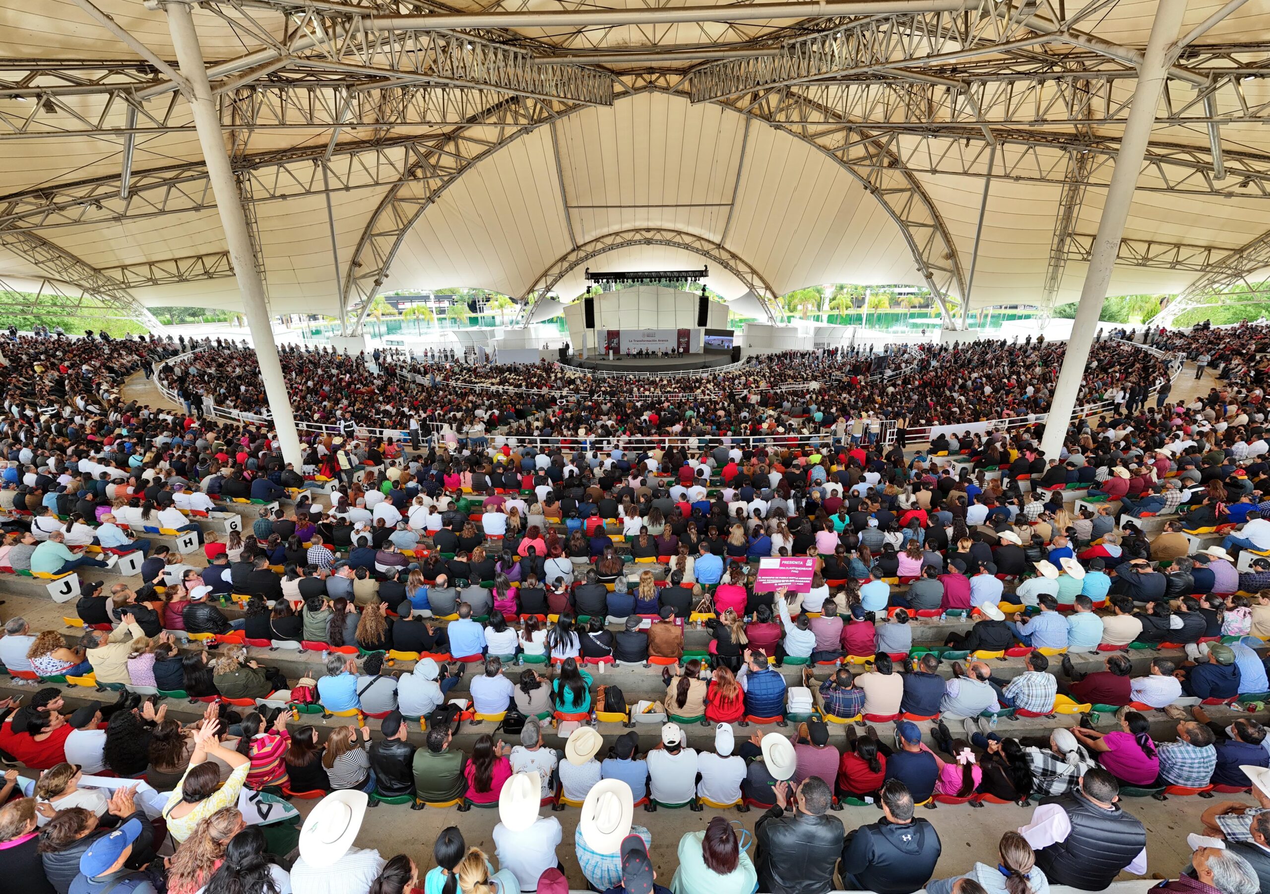 Claudia Sheinbaum en gira en Durango