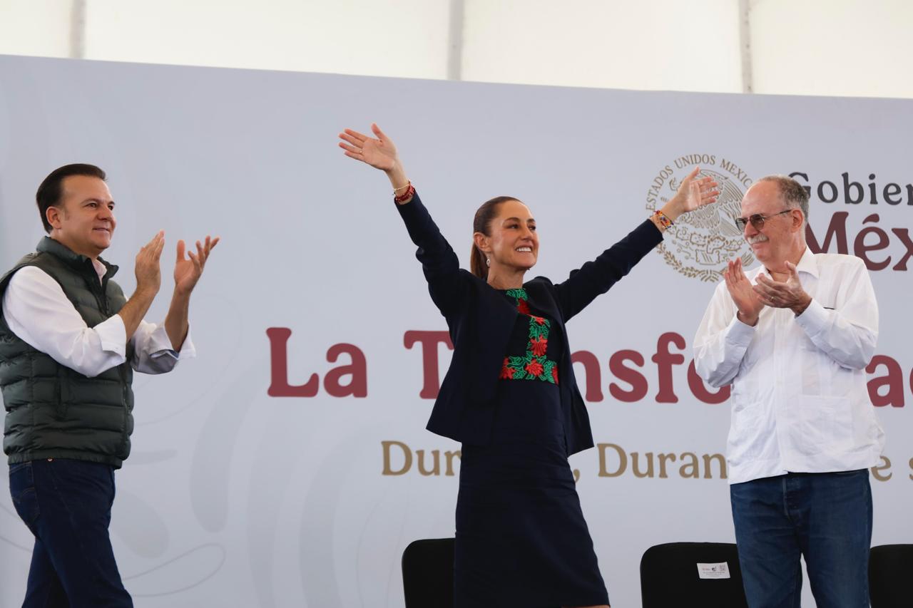 Claudia Sheinbaum en gira en Durango