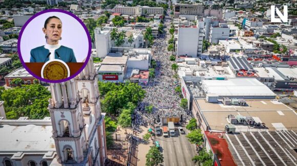 “Vamos a ir pacificando Sinaloa”: Sheinbaum a asistentes a marcha por la paz en Culiacán