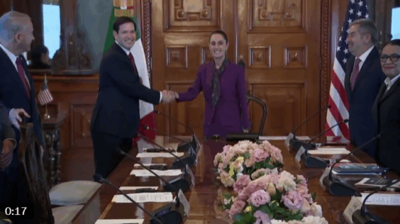 Sheinbaum y Marco Rubio abordan ataque a embarcación del Tren de Aragua en reunión bilateral sobre seguridad