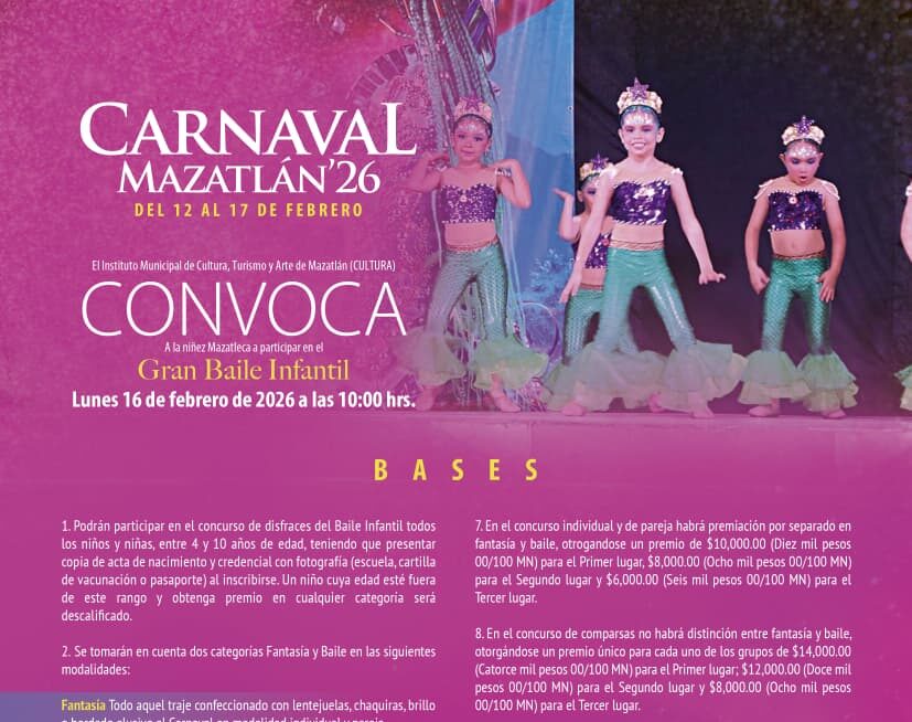 Convocatorias para Reinas del Carnaval