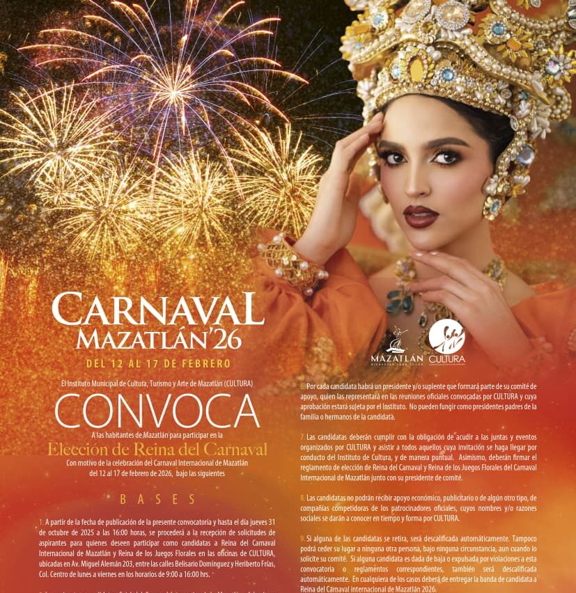 Convocatorias para Reinas del Carnaval