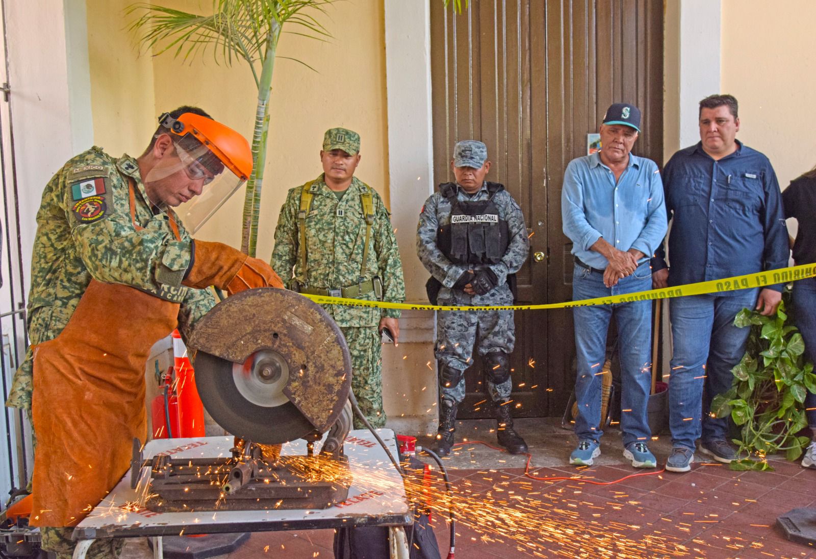 Desarme voluntario en El Fuerte