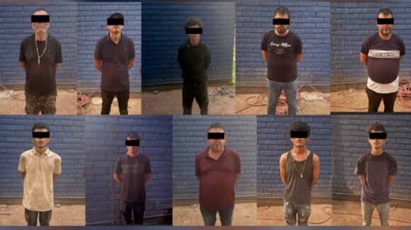¡Uno es menor de edad! Detienen a 10 hombres con armas, en Culiacán