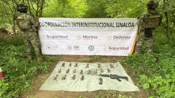 Diversos artefactos explosivos son localizados durante operativo en Elota