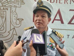El titular de la Capitanía Regional de Puerto en Mazatlán, Luis Antonio Barreiro Varela