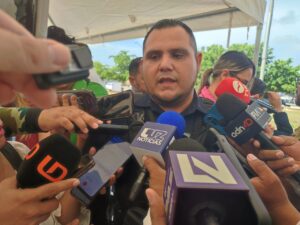 El titular de la SSPM Mazatlán, Jaime Othoniel Barrón