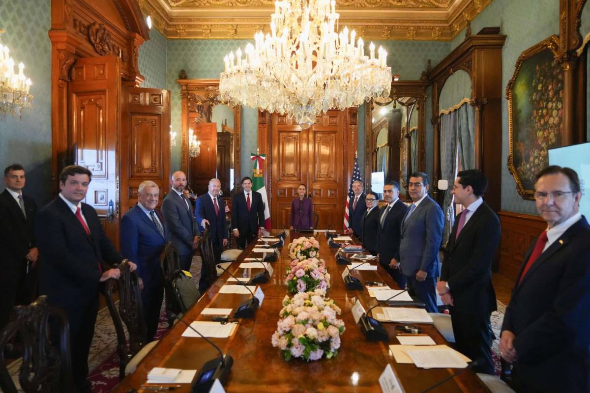 Encuentro diplomático celebrado en Palacio Nacional.
