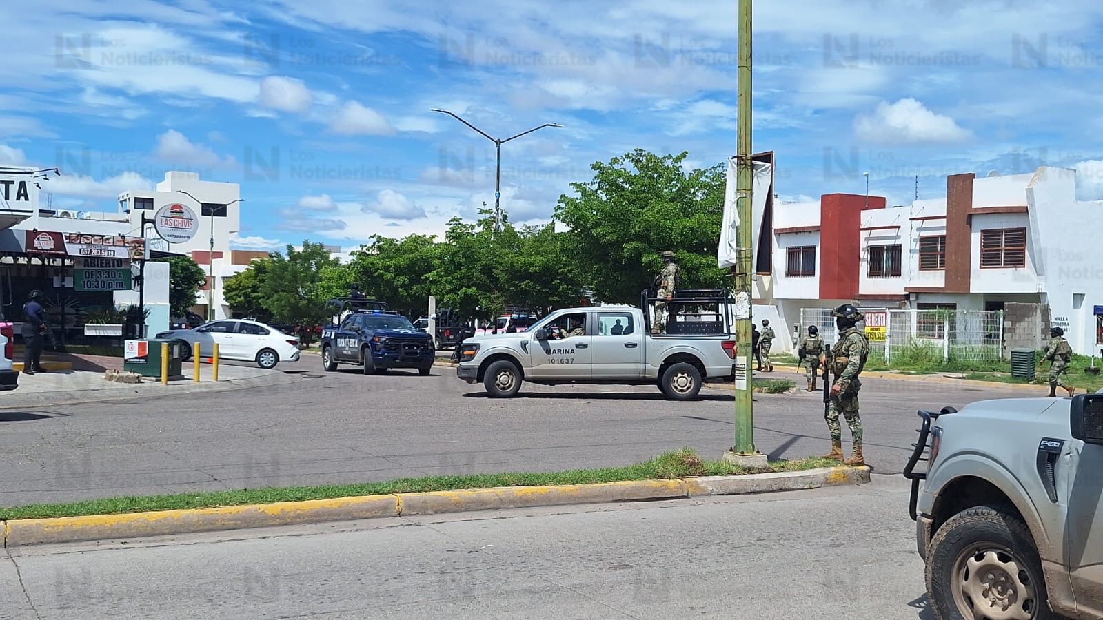 Enfrentamiento en La Conquista en Culiacán