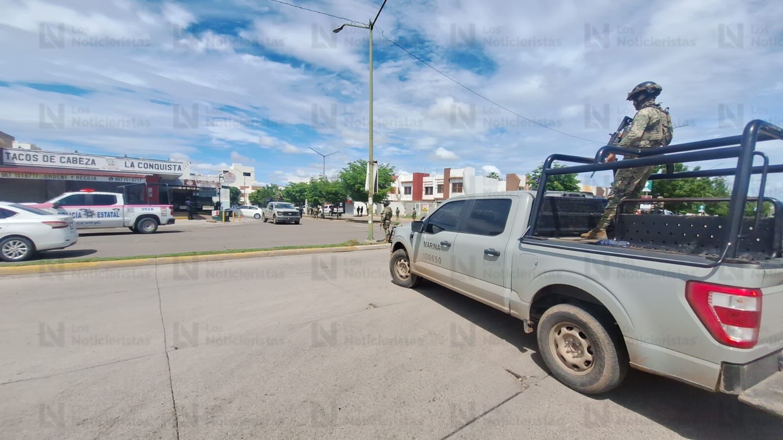 Enfrentamiento en La Conquista en Culiacán