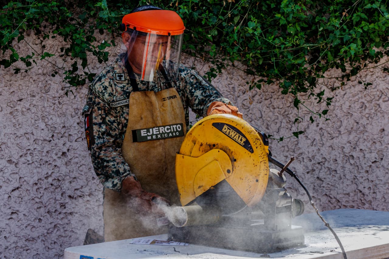 Entregan lanzacohetes en desarme en Guasave