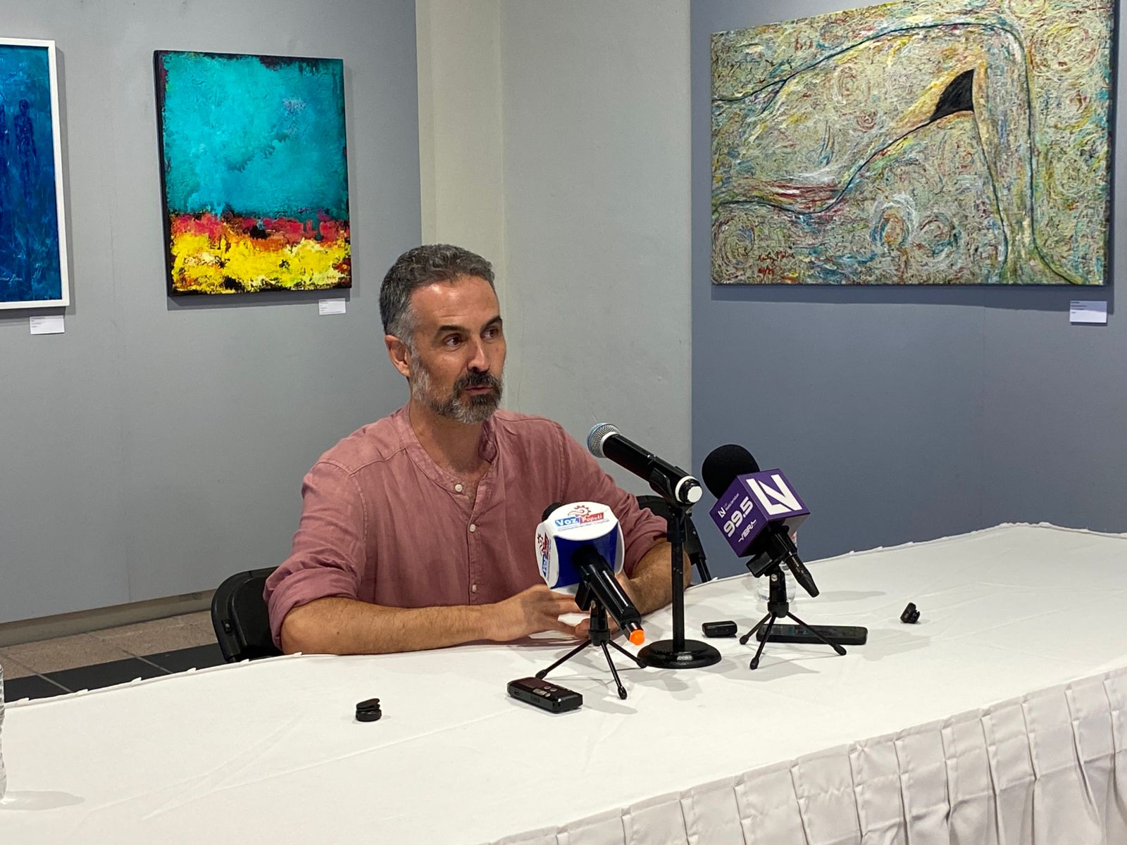 Fernando de Retes, director y actor de la compañía española Cuarto y mitad