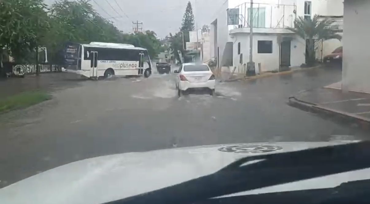 Fuertes lluvias en Culiacá