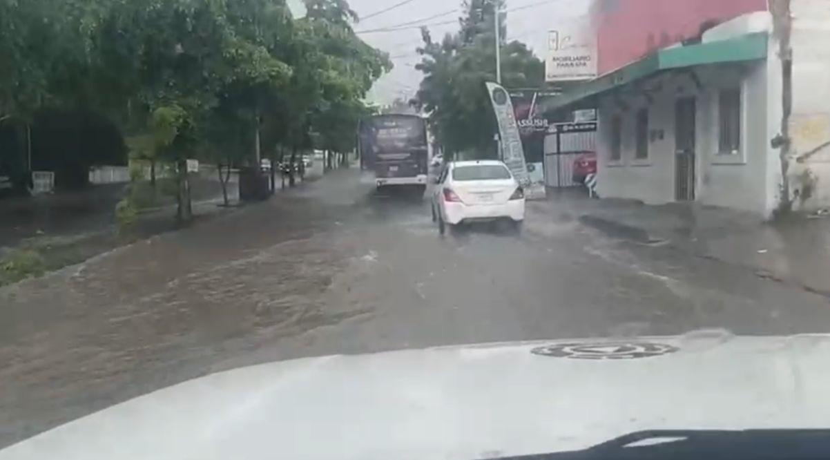 Fuertes lluvias en Culiacá