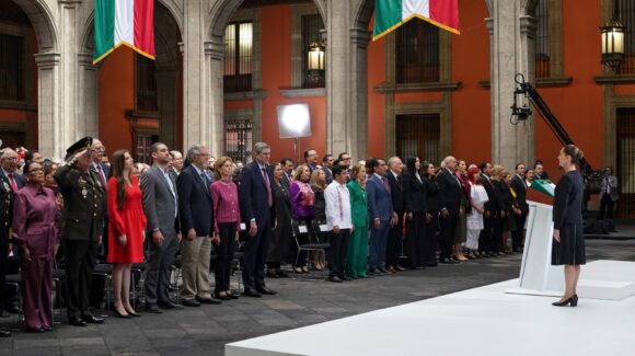 Asiste Rocha Moya a Primer Informe de Labores de la presidenta Claudia Sheinbaum