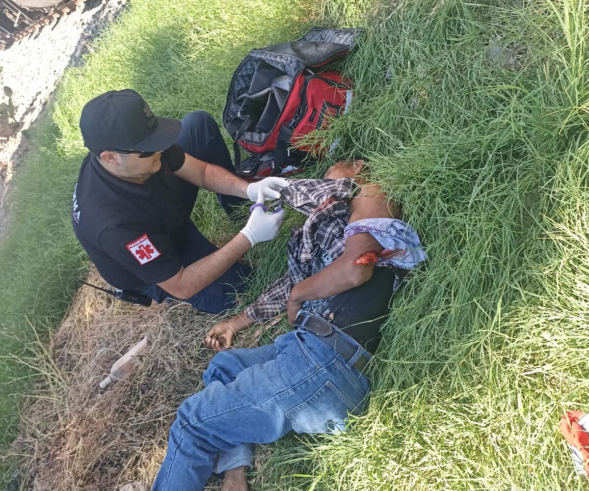 Hombre es arrollado por el tren en el Campo 35 Ahome, Sinaloa