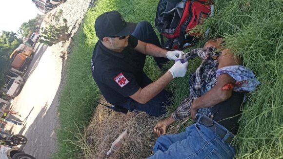 Hombre es arrollado por el tren en el Campo 35 Ahome, Sinaloa