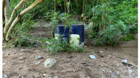 Militares destruyen 2 áreas de concentración de materiales químicos en Cosalá