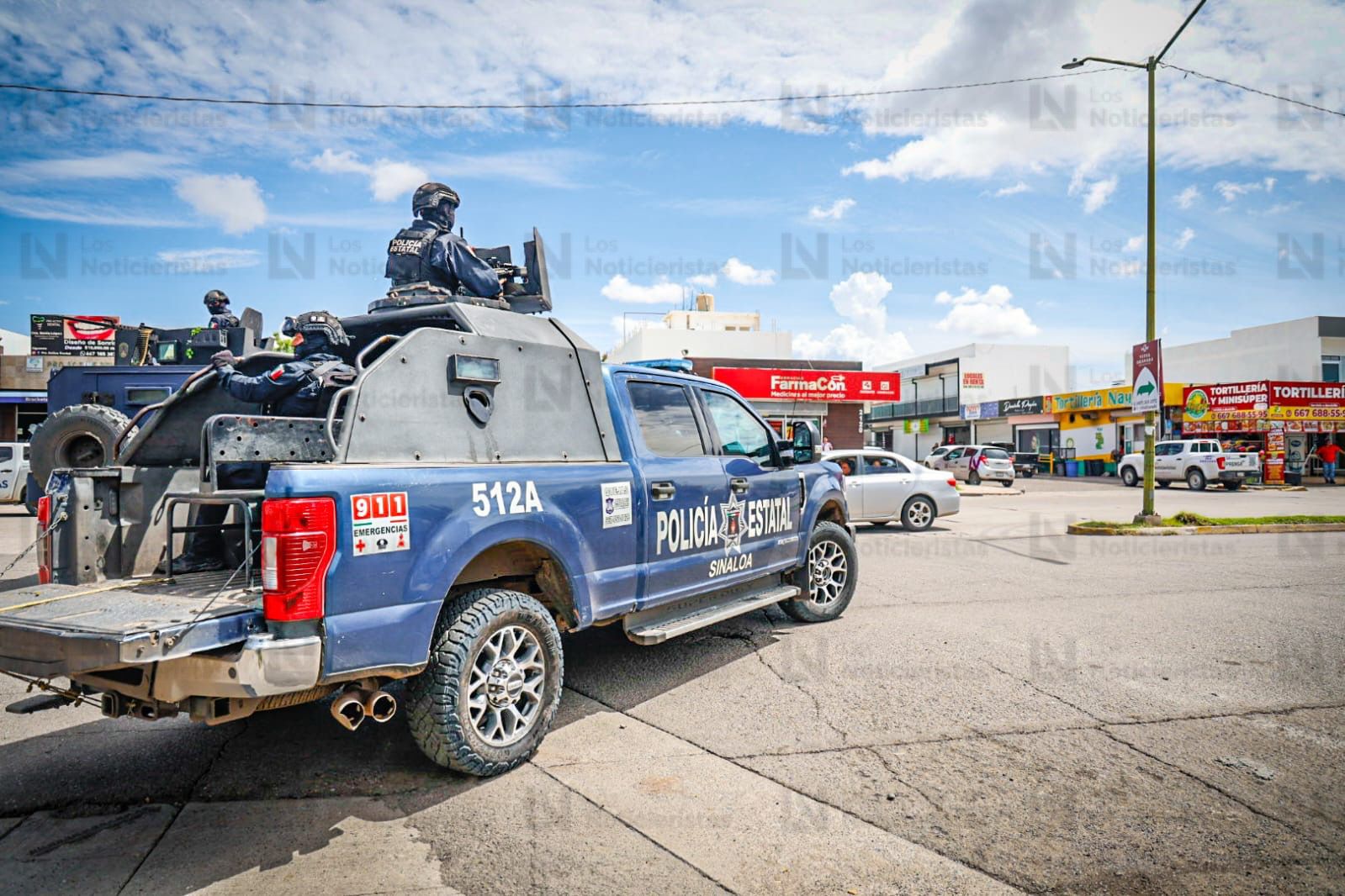 Policía estatal herido en balacera en La Conquista en Culiacán