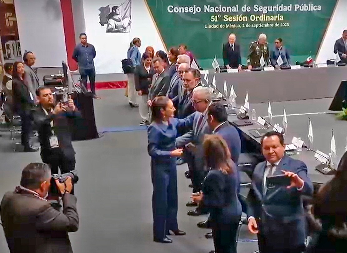 Rocha Moya asistió a la 51 Sesión Ordinaria del Consejo Nacional de Seguridad Pública