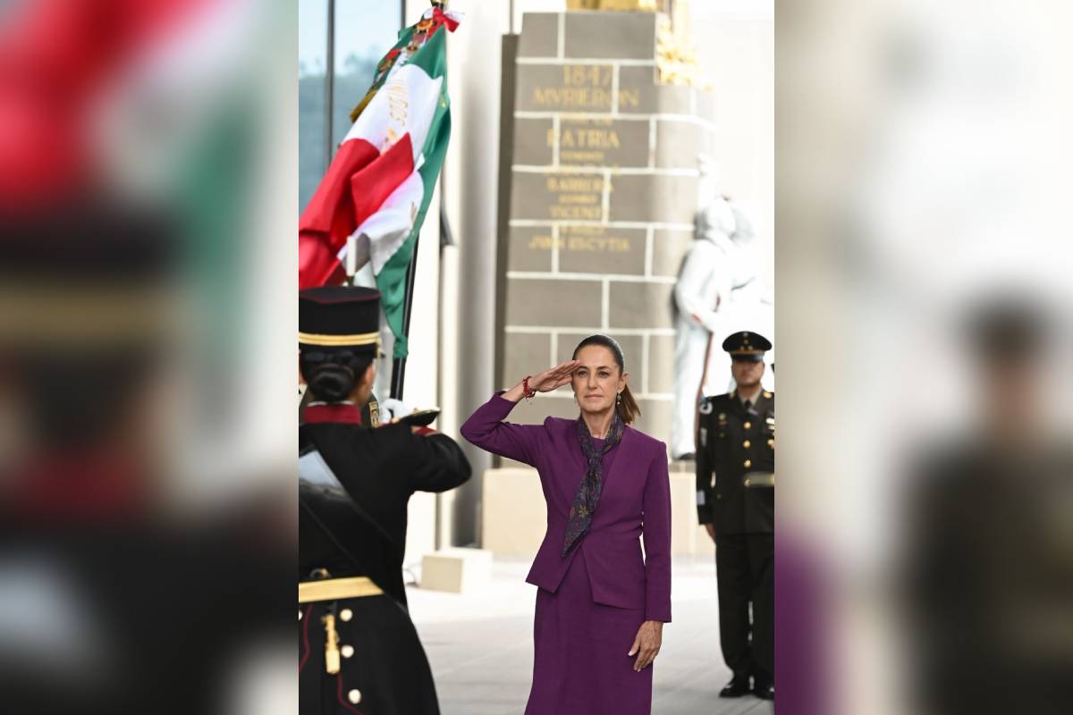 Sheinbaum felicita a cadetes del Heroico Colegio Militar