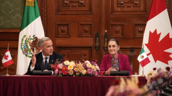 Sheinbaum y Mark Carney refuerzan alianza México–Canadá: comercio, migración y T-MEC en la agenda bilateral