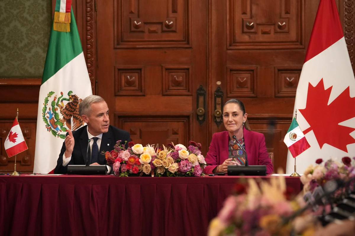 Sheinbaum y Mark Carney refuerzan alianza México–Canadá