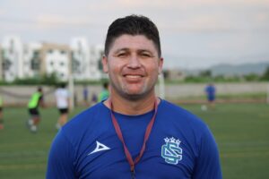 Valentín Moreno, entrenador de la categoría 2012