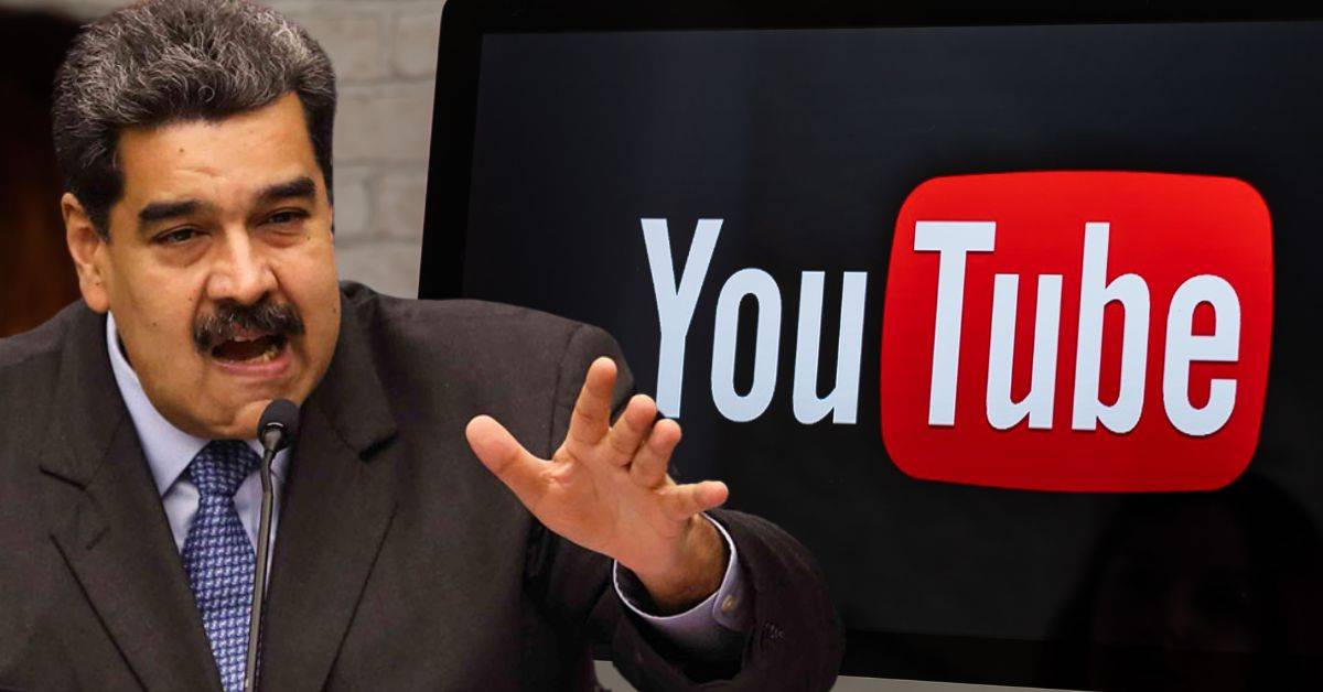 YouTube elimina canal oficial de Maduro