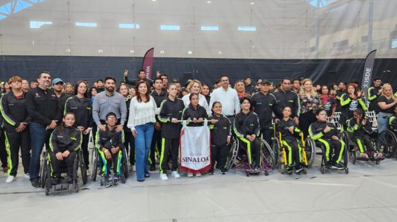 Abanderan a la delegación de Sinaloa rumbo a los Paranacionales Conade 2025