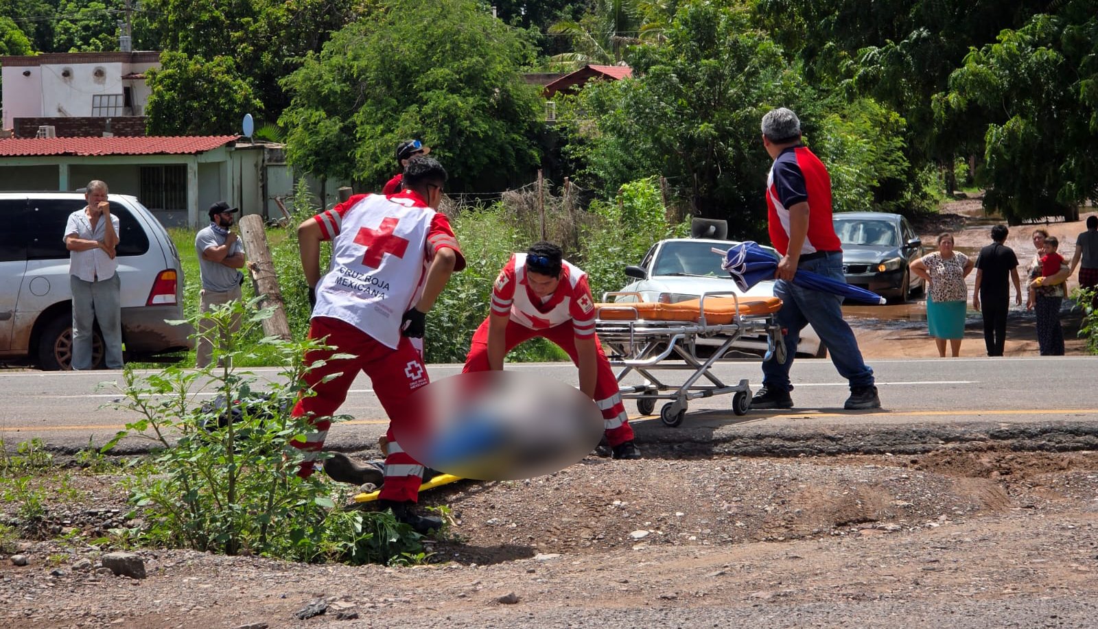 accidente en la mexico quince y for azul ahome luar