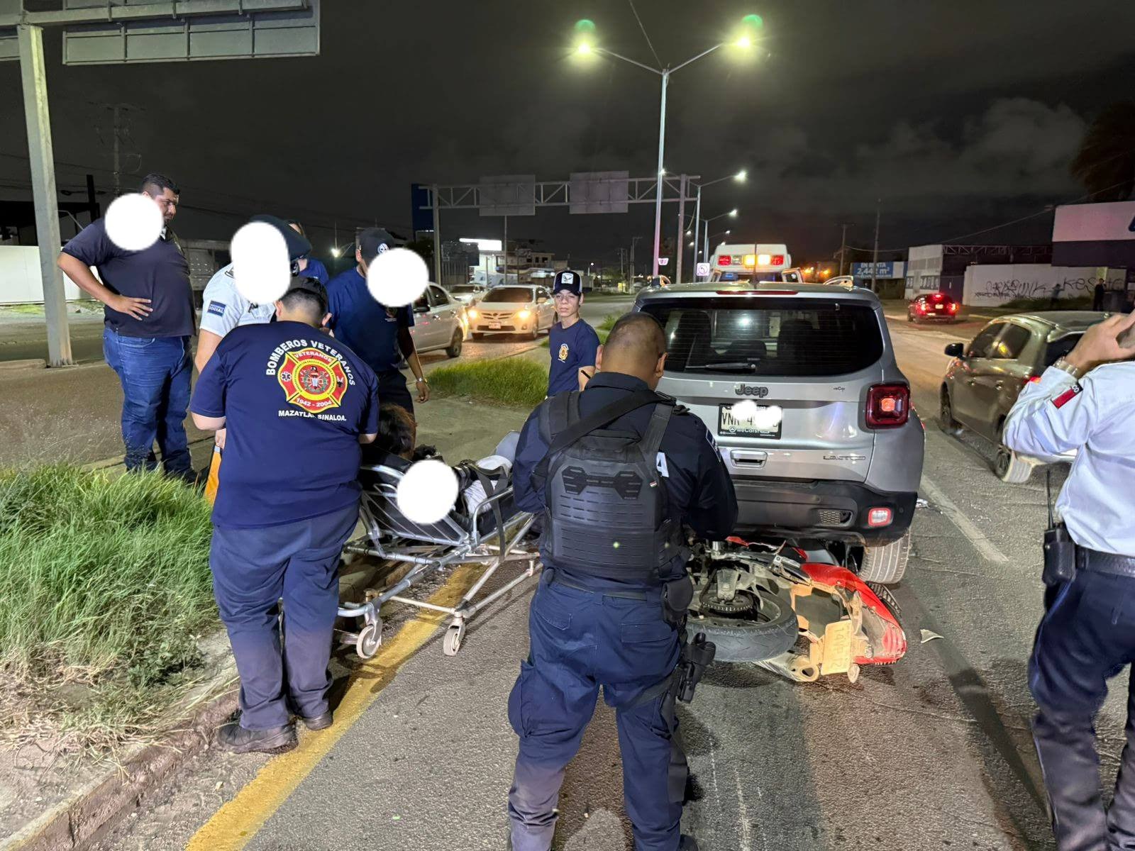 Accidente vial en Mazatlán, Sinaloa