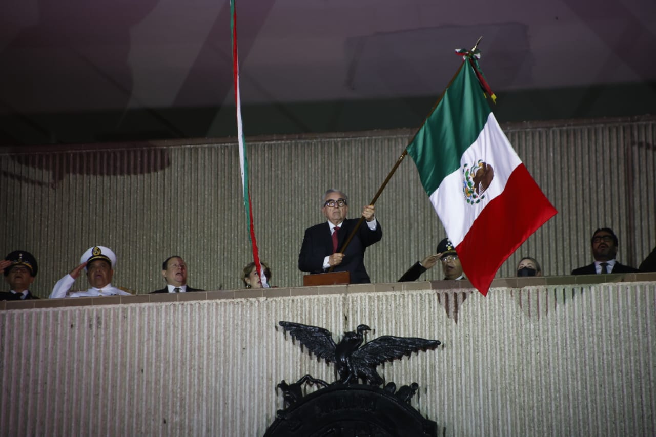 Acto cívico del Grito de Independencia en Culiacán, Sinaloa
