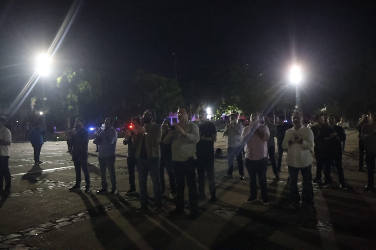 Acto cívico del Grito de Independencia en Culiacán, Sinaloa