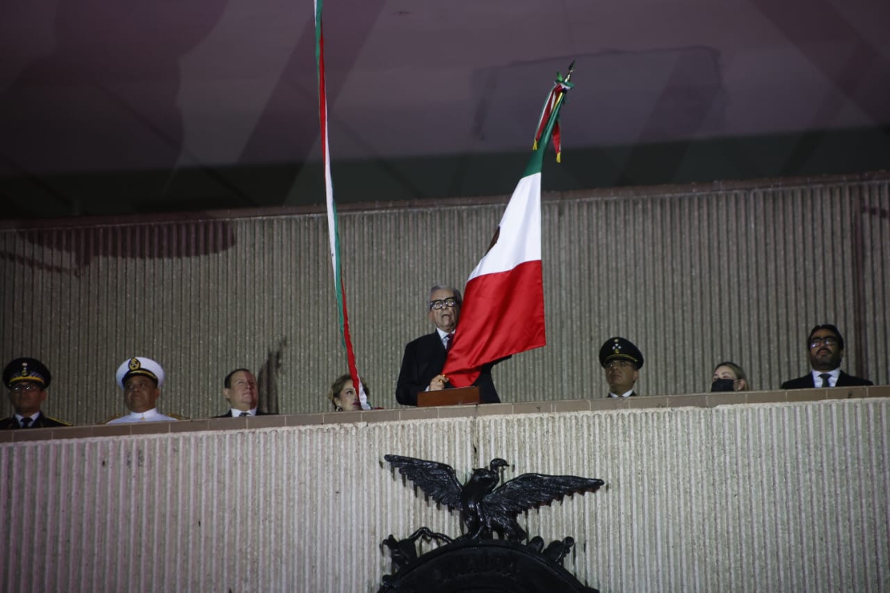 Acto cívico del Grito de Independencia en Culiacán, Sinaloa