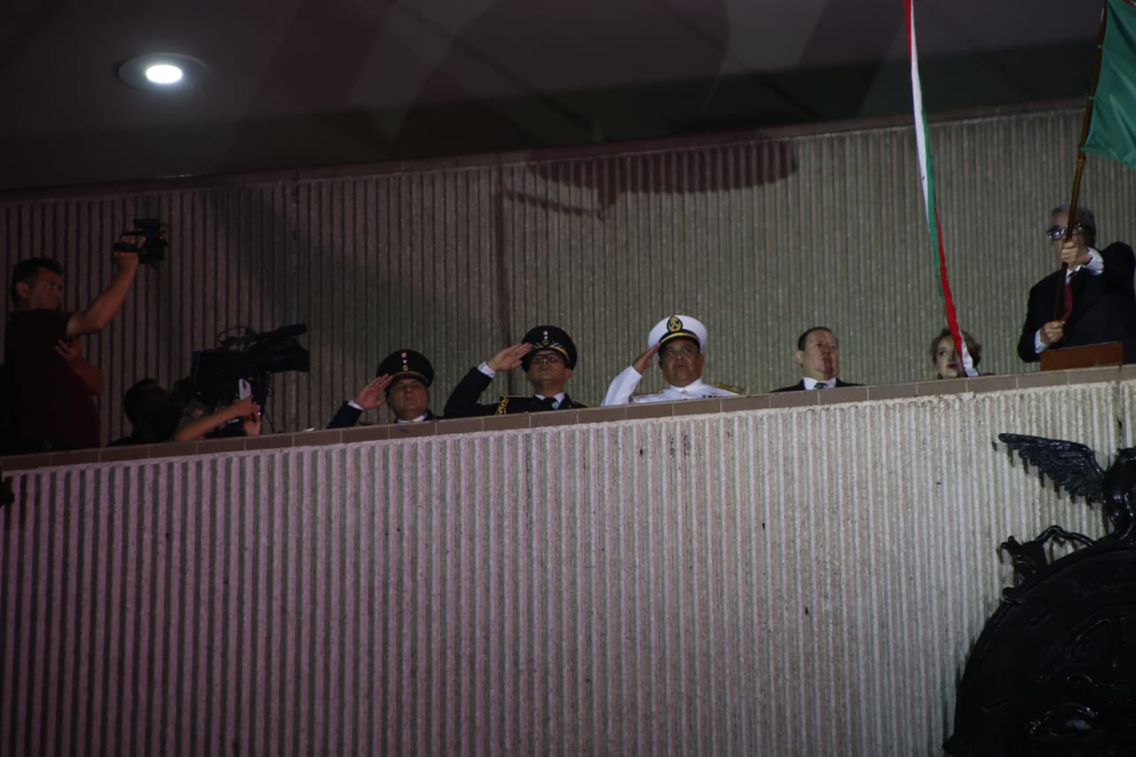 Acto cívico del Grito de Independencia en Culiacán, Sinaloa