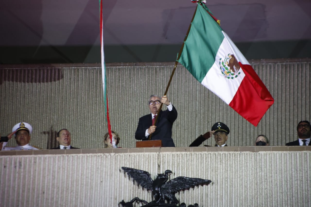 Acto cívico del Grito de Independencia en Culiacán, Sinaloa