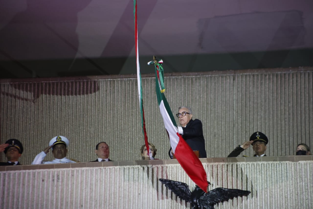 Acto cívico del Grito de Independencia en Culiacán, Sinaloa