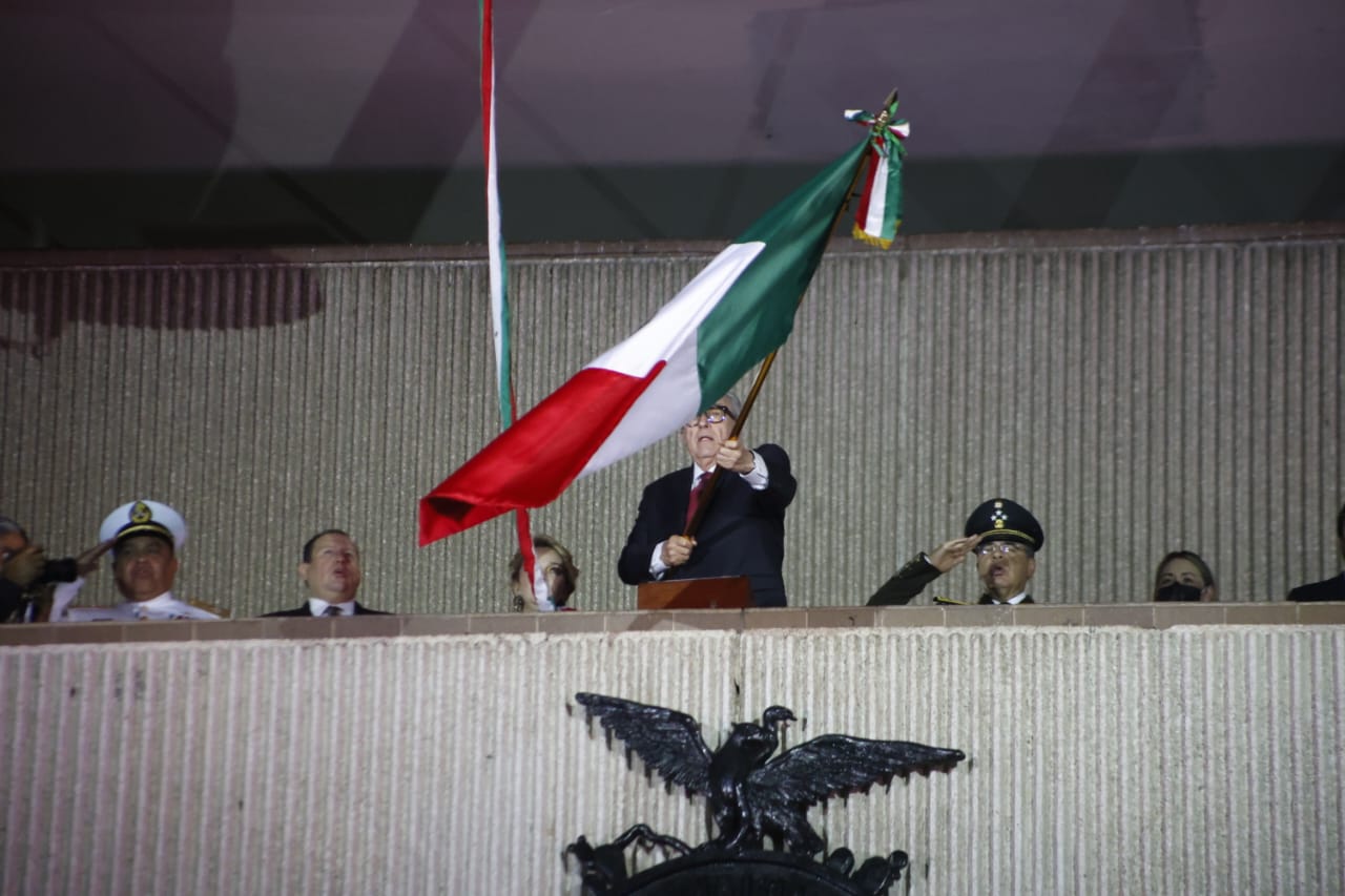 Acto cívico del Grito de Independencia en Culiacán, Sinaloa