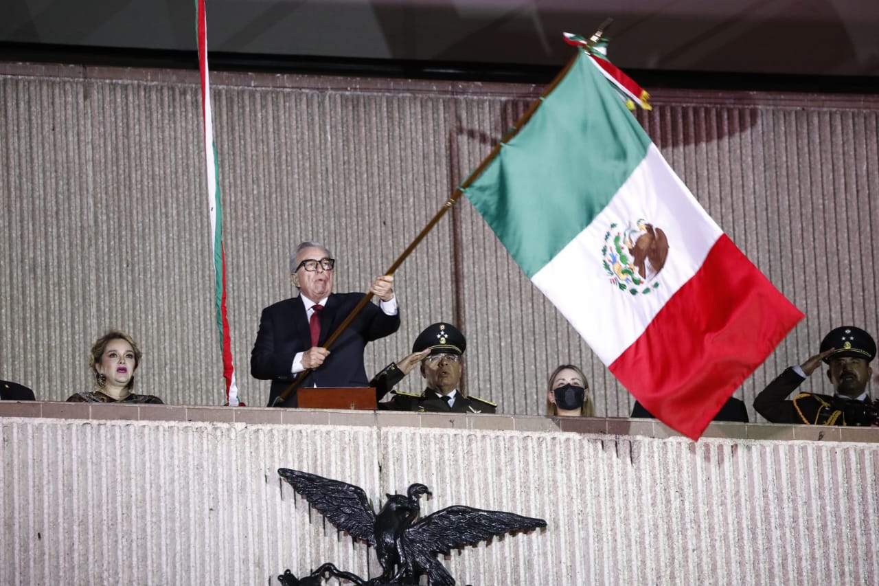 Acto cívico del Grito de Independencia en Culiacán, Sinaloa