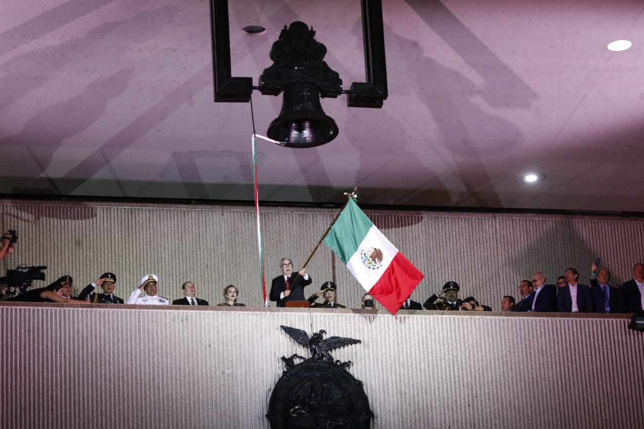 Acto cívico del Grito de Independencia en Culiacán, Sinaloa