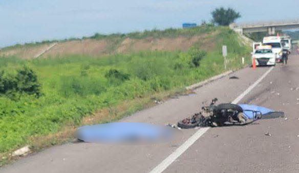 adolescentes en motocicleta mueren en choque por la tepic mazatlan