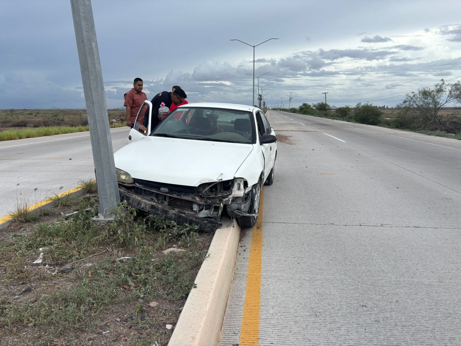 Adultos mayores se accidentan en la Mochis-Topolobampo