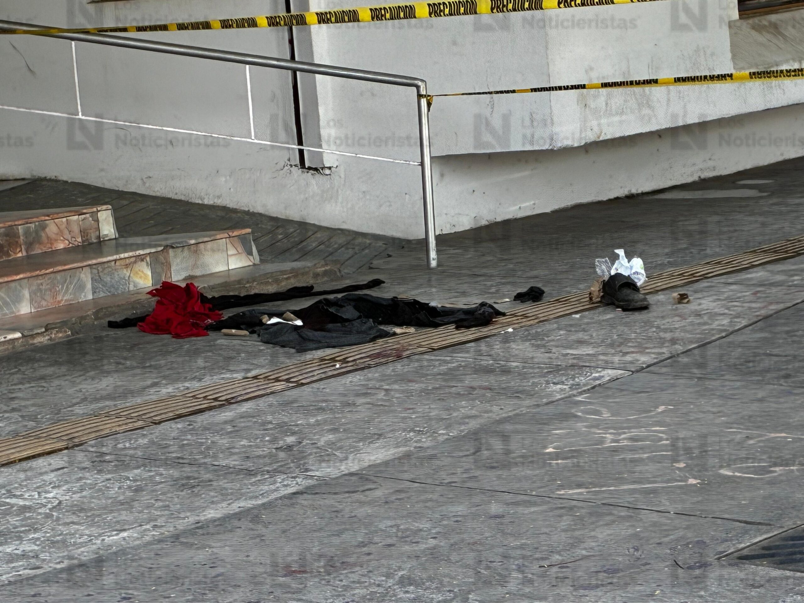 Escena de una agresión con arma blanca en Los Mochis