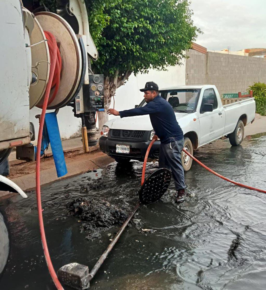 alcantarillado en Mazatlán, toallitas húmedas
