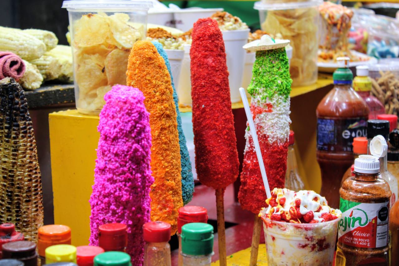 Elotes de colores
