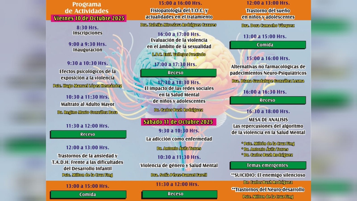 Jornadas de Psiquiatría en Mazatlán