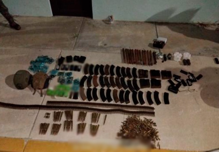 armas y vehiculos decomisados en concordia