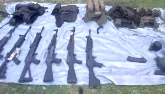 Aseguran arsenal en Concordia y desmantelan narcolaboratorios en Culiacán, Sinaloa