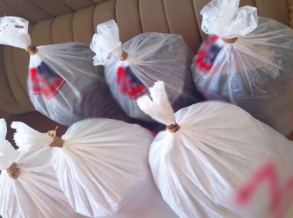 Droga asegurada en Guamúchil, Sinaloa